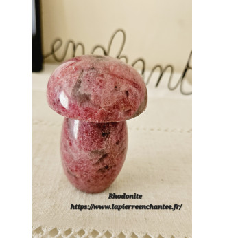 Rhodonite champignon , qualité AAA.