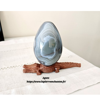 Agate, oeuf.