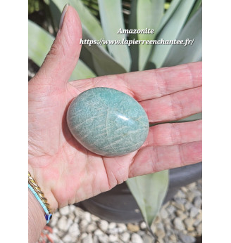 Amazonite, galet .