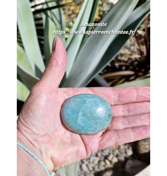 Amazonite, galet.