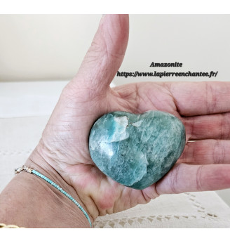 Amazonite, cœur.