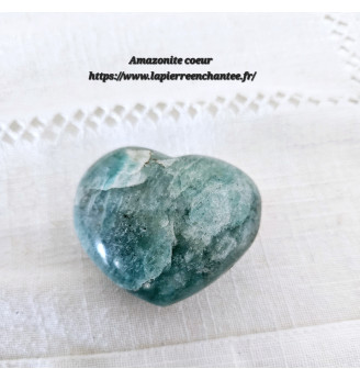 Amazonite, cœur.