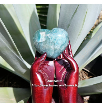 Amazonite, cœur.