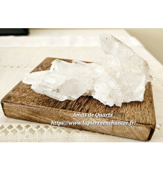 Amas de Quartz, pointes .