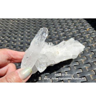 Amas de Quartz, pointes .