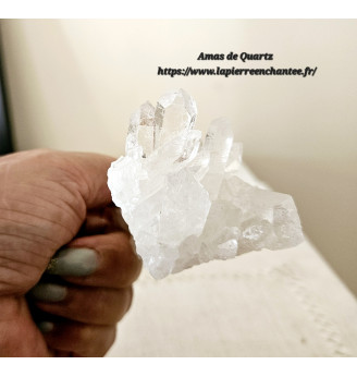 Amas de Quartz, druse de Cristal.