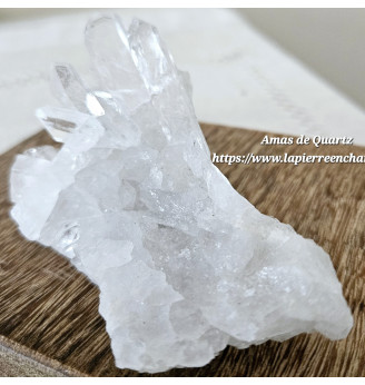 Amas de Quartz, druse de Cristal.