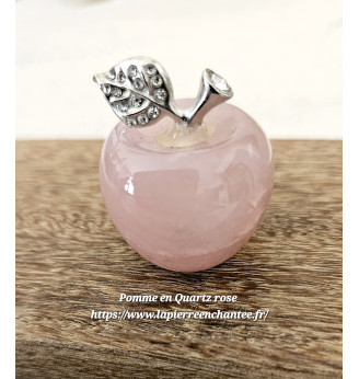 Quartz rose , jolie pomme .