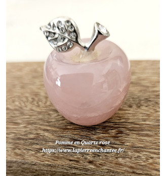 Quartz rose , jolie pomme .
