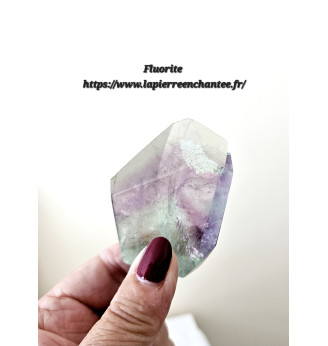 Fluorite verte et violette .