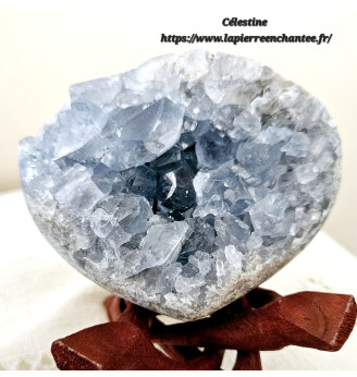 Célestine cœur, qualité supérieure, Madagascar.