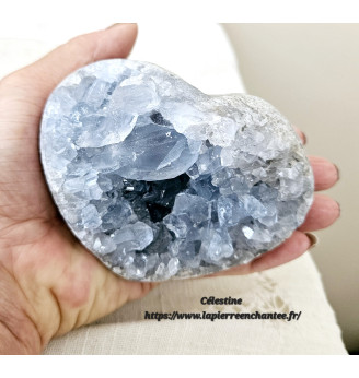 Célestine cœur, qualité supérieure, Madagascar.