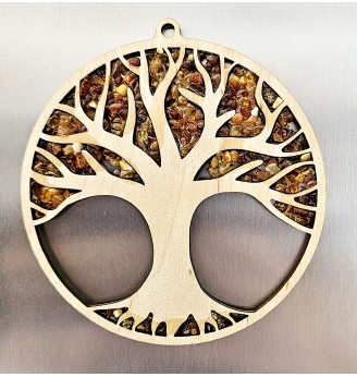 Arbre de vie en Ambre de la Baltique.