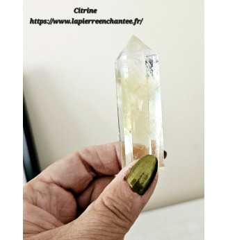 Citrine, prisme .