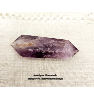 Améthyste bi-terminée, Brésil.