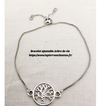 Bracelet ajustable, toutes tailles, Arbre de vie.