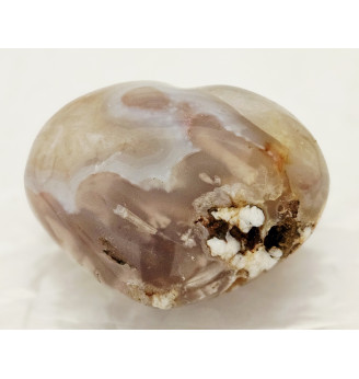 Agate Fleur , coeur.