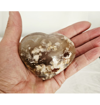 Agate Fleur , coeur.