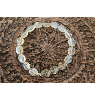 Bracelet en Citrine pour Femme – Pierre de Confiance et de Vitalité