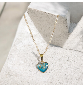 Pendentif en résine vitrail...