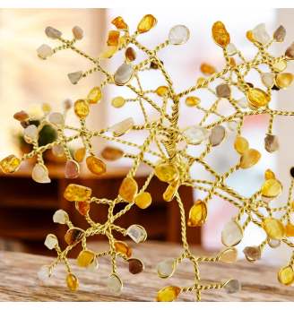 Arbre de Vie spirituel avec Bouddha , Pierre de Lune et Ambre.