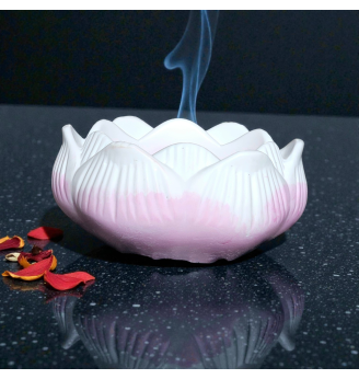 Photophore bougeoir Lotus en Résine Naturelle – Ambiance Zen et Romantique