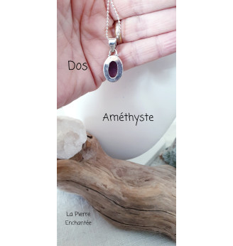Pendentif Améthyste et Argent 925 – Méditation et Éveil Spirituel