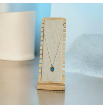 Pendentif Apatite et Argent 925 – Pierre de Sérénité et de Transformation