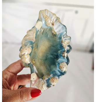 Coupelle coquille en résine – Esprit mer et  coquillage .