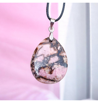 Pendentif Rhodonite...