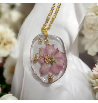 Pendentif en résine cristal...