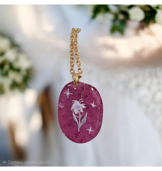 Pendentif bougainvillier...