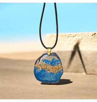 Pendentif en résine cristal...