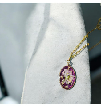 Pendentif en résine cristal...