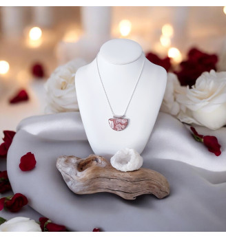 Pendentif Agate Crazy Lace et Argent – pierre d’équilibre et protection