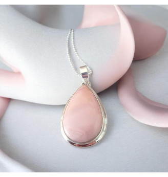 Pendentif en Opale Rose...