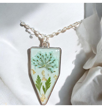 Pendentif en résine fond...