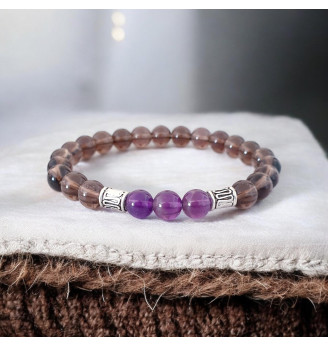 Bracelet Homme Quartz Fumé...