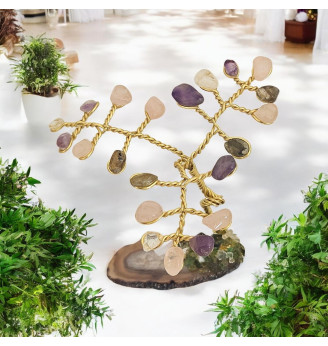 Arbre de Vie mini en Agate,...