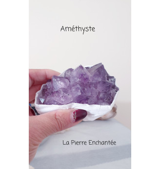 Améthyste du Brésil , druse cristallisée ,qualité AAA .