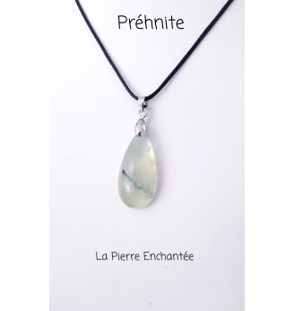 Pendentif en Préhnite  .