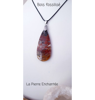 Pendentif en Bois fossilisé   .
