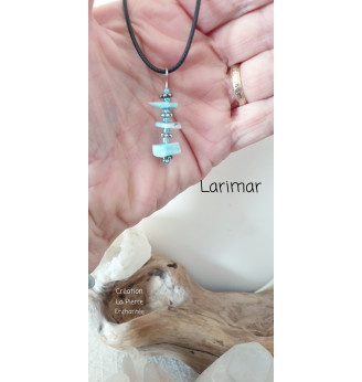 Collier en Larimar .