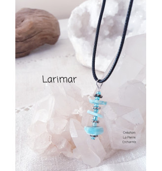 Collier en Larimar .