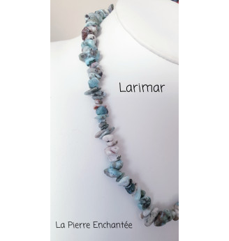 Collier en Larimar.