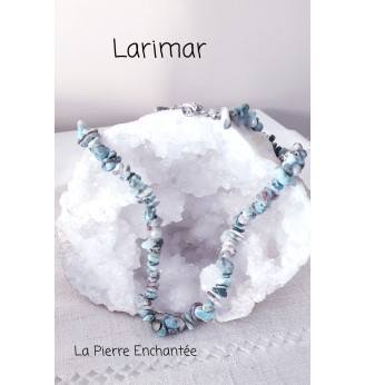 Collier en Larimar.