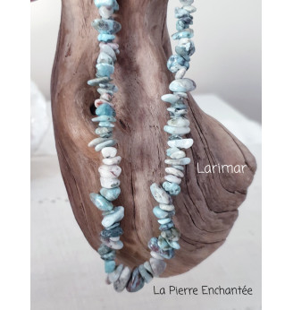 Collier en Larimar.