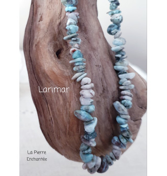 Collier en Larimar.