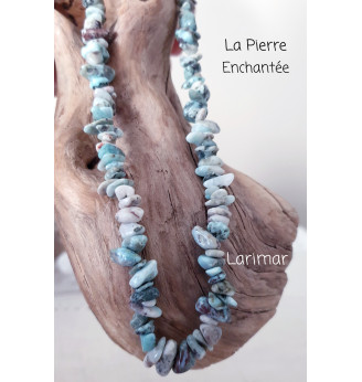 Collier en Larimar.