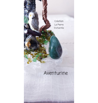 Arbre de vie en Aventurine , Esprit de la Forêt .